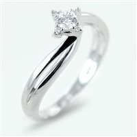 Anello Salvini Donna Luminosa in Oro bianco Diamante 20072880-13 - 20072880-13